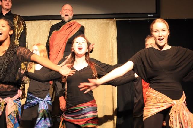 John Eddings as Haman, Andrew Pratt as Xerxes, Hadiyyah Smith as Marjan, Elise Gibney as Young Hadassah, Ellie Boggs as Cyra, Allen Corben as Hegai, Victoria Young Alridge as Pari